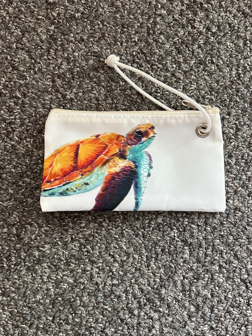 NWT Brand new, never used Sea Bags of Maine Sea Turtle Wristlet. Made in USA.
